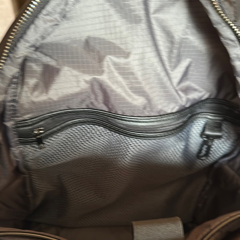 Quilted Black Backpack - image 5